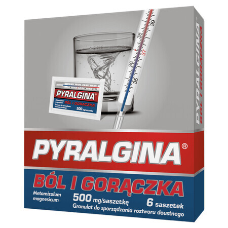 Pyralgina Fever 500 mg, 6 sachets