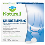 Naturell Glucozamină + C, 100 comprimate