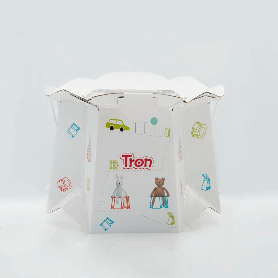 Tron Eko, Einweg-Reisetöpfchen für Kinder, Teddybär und Hase, 1 Stück