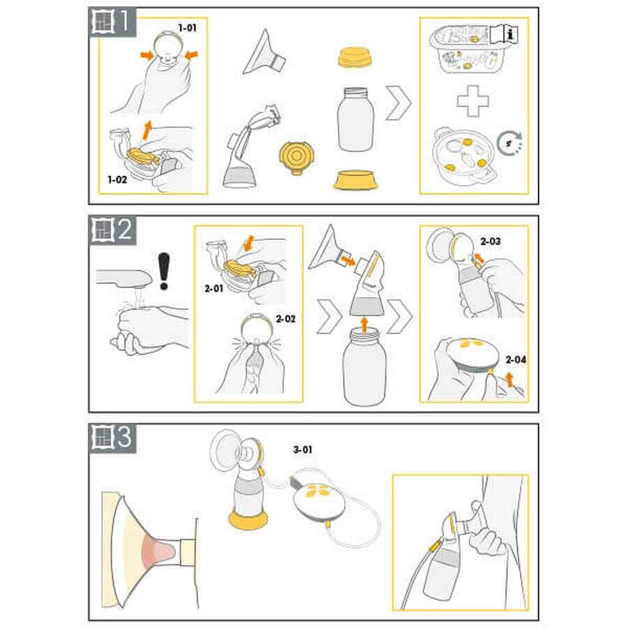 Medela Solo, extractor de leche eléctrico, simple, bifásico, 1 ud.