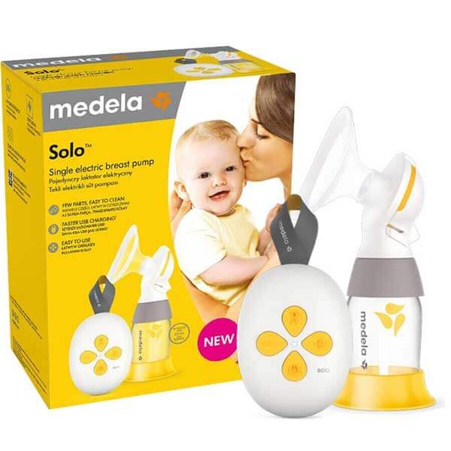 Medela Solo, extractor de leche eléctrico, simple, bifásico, 1 ud.