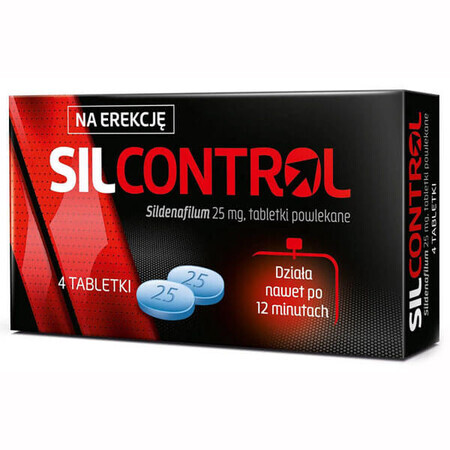 Silcontrol 25 mg, 4 Filmtabletten