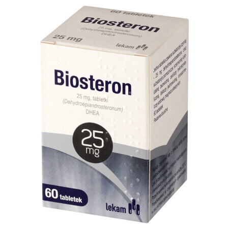 Biosteron 25 mg, 60 comprimidos