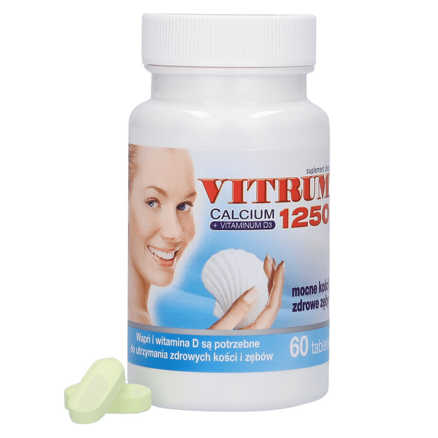 Vitrum Calcium 1250 + Vitamin D3, 60 Tabletten