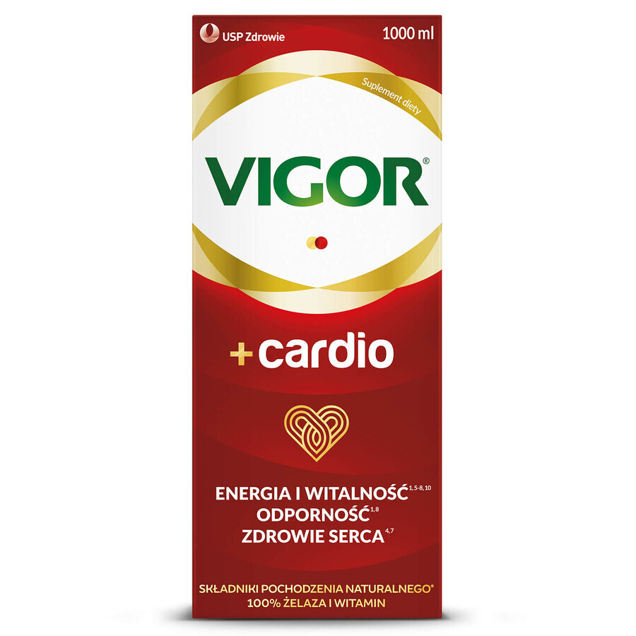 Vigor+ Cardio, alcoholvrije tonic, 1000 ml