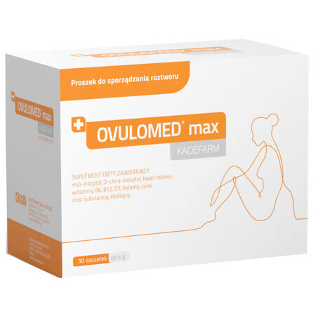 Ovulomed Max, polvo para solución, 4 g x 30 sobres