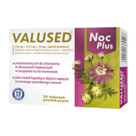 Valused Noc Plus 154 mg + 34,75 mg + 20 mg, 30 Filmtabletten