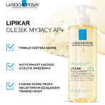 La Roche-Posay Lipikar AP+, Reinigungsöl, rückfettende Lipide gegen Hautirritationen, 400 ml