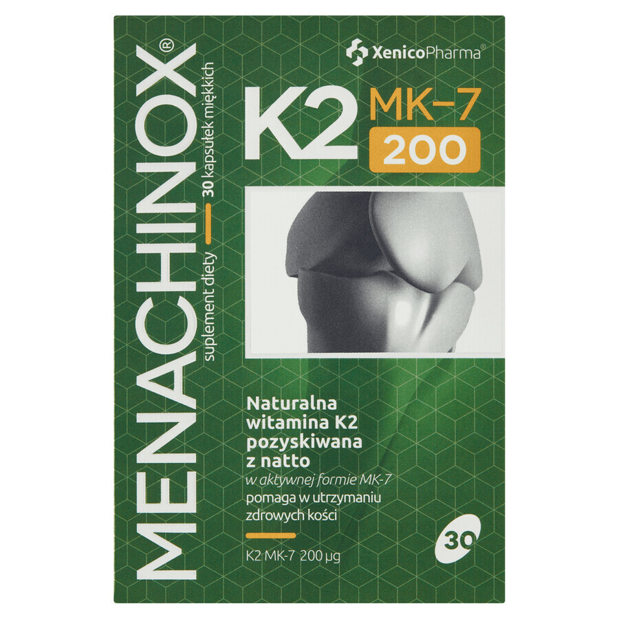 Menaquinox K2 200, 30 cápsulas