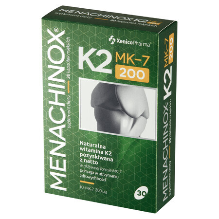 Menaquinox K2 200, 30 cápsulas