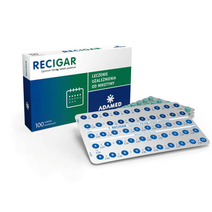 Recigar 1,5 mg, 100 comprimidos recubiertos con película