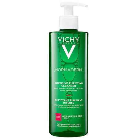 Vichy Normaderm, Tiefenreinigungsgel für Gesicht und Körper, 400 ml