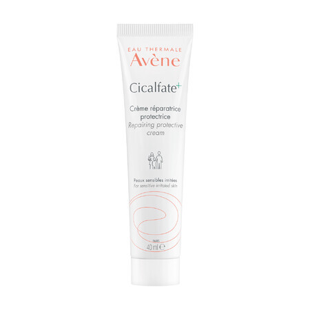 Avene Cicalfate+, crema protectora regeneradora para toda la familia, pieles sensibles e irritadas, 40 ml