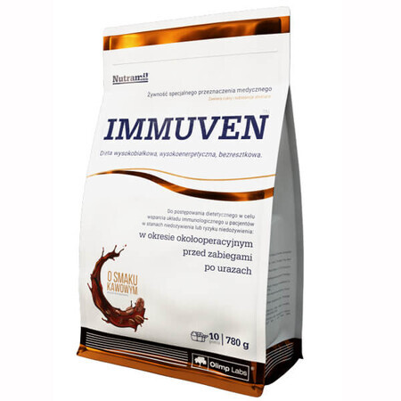 Olimp Immuven, preparado nutricional, sabor café, 780 g