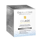 Set Dermedic Oilage Anti-Edad, crema nutritiva de día, 50 ml + syndet aceite lavacara, 25 ml + crema contorno de ojos, 7 ml