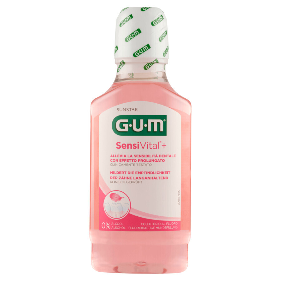 Sunstar Gum SensiVital+, mouthwash to reduce tooth sensitivity, 300 ml