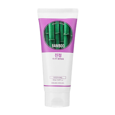 Holika Holika, Daily Fresh Bamboo, schiuma detergente per il viso, bambù, 150 ml