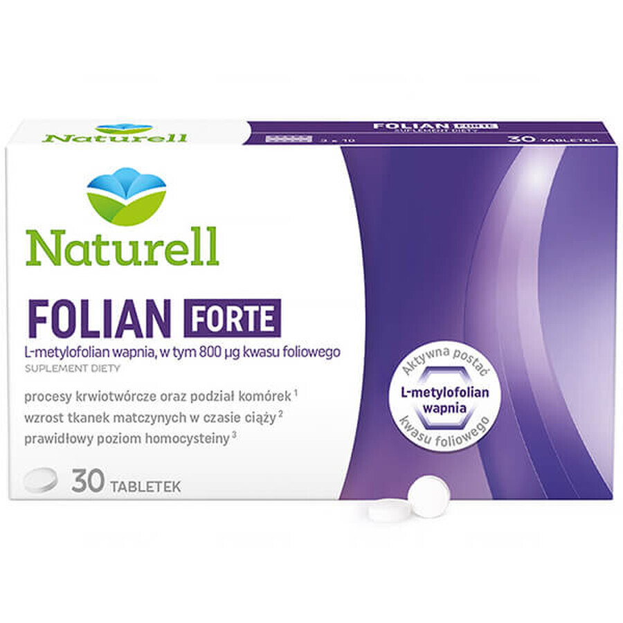 Naturell Folian Forte, Folsäure 800 µg, 30 Tabletten