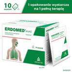 Erdomed Muko 225 mg, polvo para suspensión oral, 10 sobres