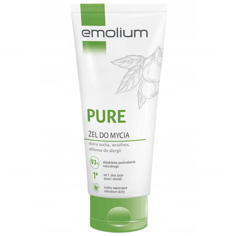 Emolium Pure, Waschgel für Kinder ab dem ersten Tag und Erwachsene, 200 ml