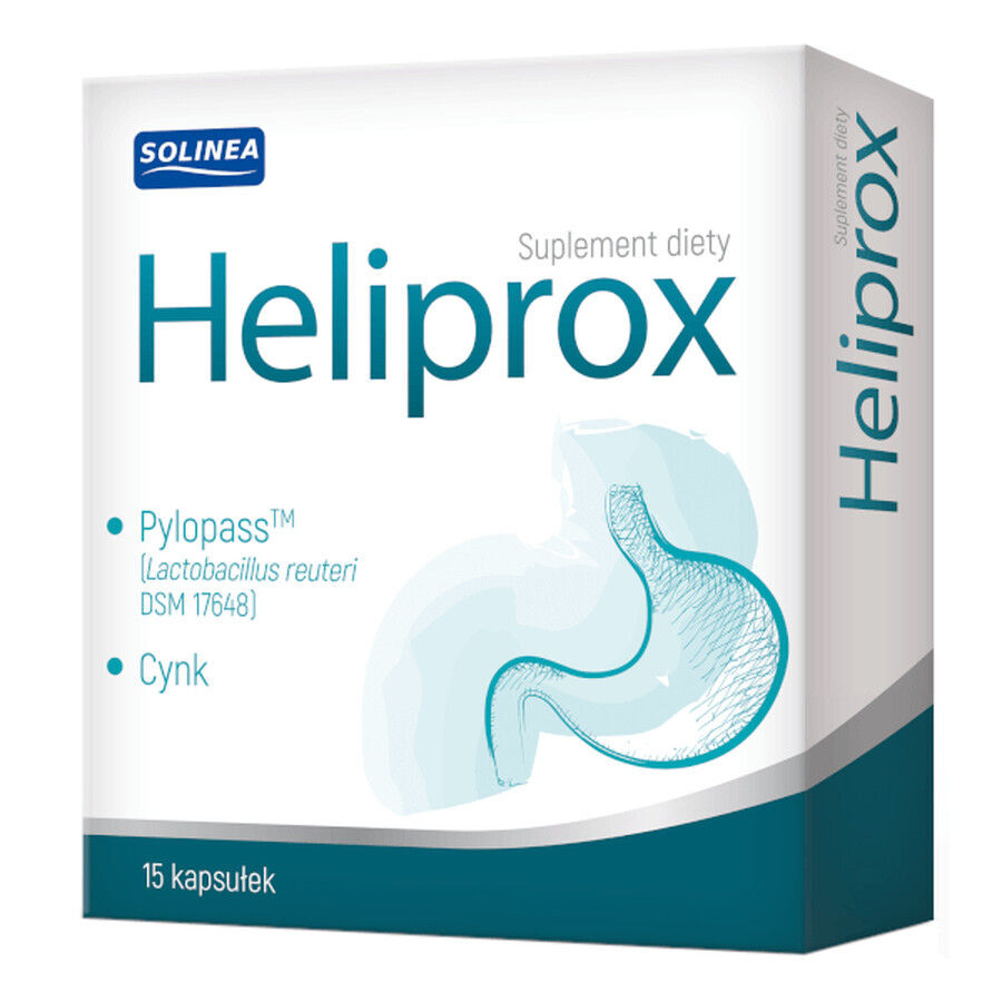 Heliprox, 15 cápsulas FECHA CORTA