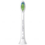 Philips, puntas de repuesto para el cepillo dental Sonicare W2 Optimal White, HX6064/10, blanco, 4 piezas