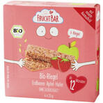 Fruchtbar Bio cereal bar, strawberries, apples, oats, after 12 months, 6 x 23 g