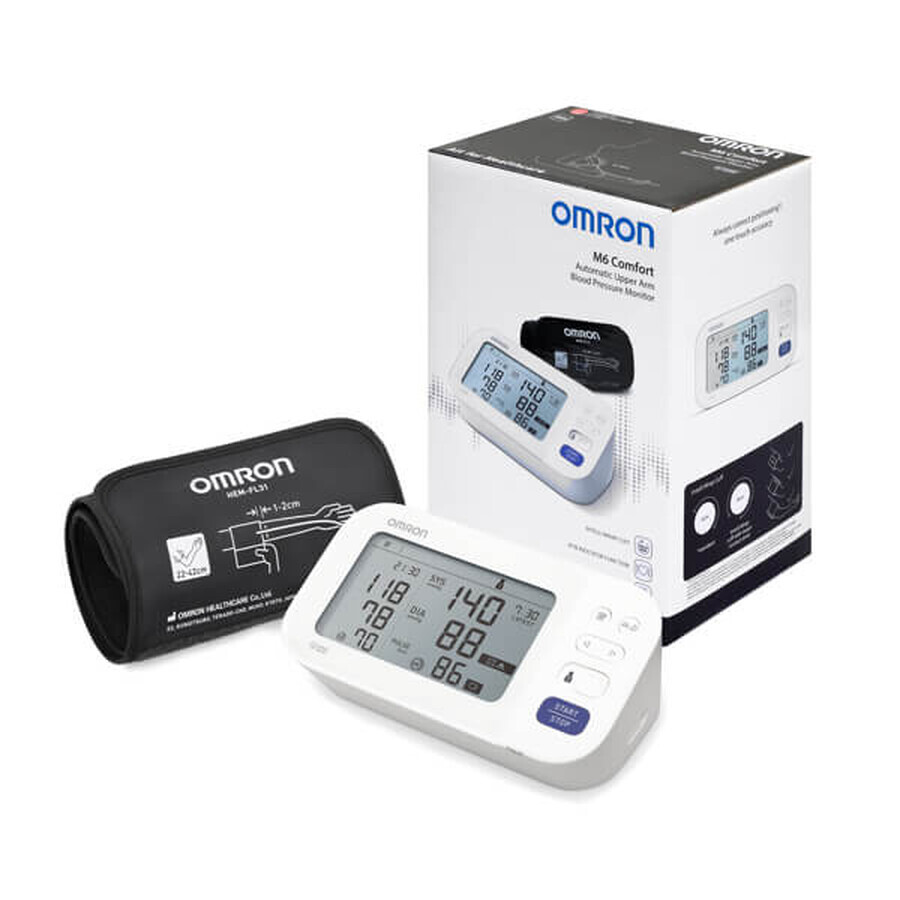 Omron M-6 Comfort HEM-7360-E, tensiómetro automático de brazo