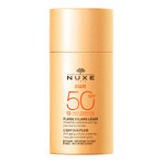 Nuxe Sun, crema ligera con protección alta SPF 50, piel normal y mixta, 50 ml