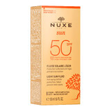 Nuxe Sun, crema ligera con protección alta SPF 50, piel normal y mixta, 50 ml