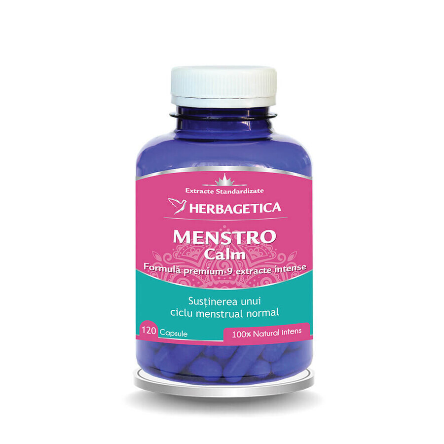 Menstrocalm, 120 capsule, Herbagetica