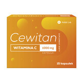 Cewitan Vitamina C 1000 mg, 15 cápsulas