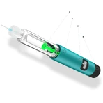 GensuPen 2, inyector automático de insulina, turquesa