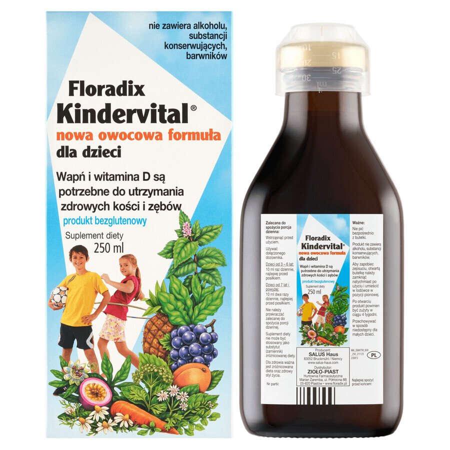 Floradix Kindervital para niños, 250 ml