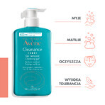 Avene Cleanance, Reinigungsgel für Gesicht und Körper, fettige, zu Unreinheiten neigende Haut, 400 ml