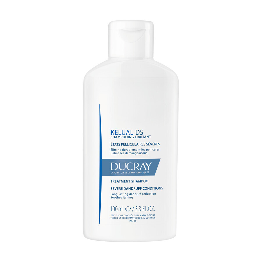 Ducray Kelual DS, șampon anti-mătreață, condiții severe de mătreață, 100 ml