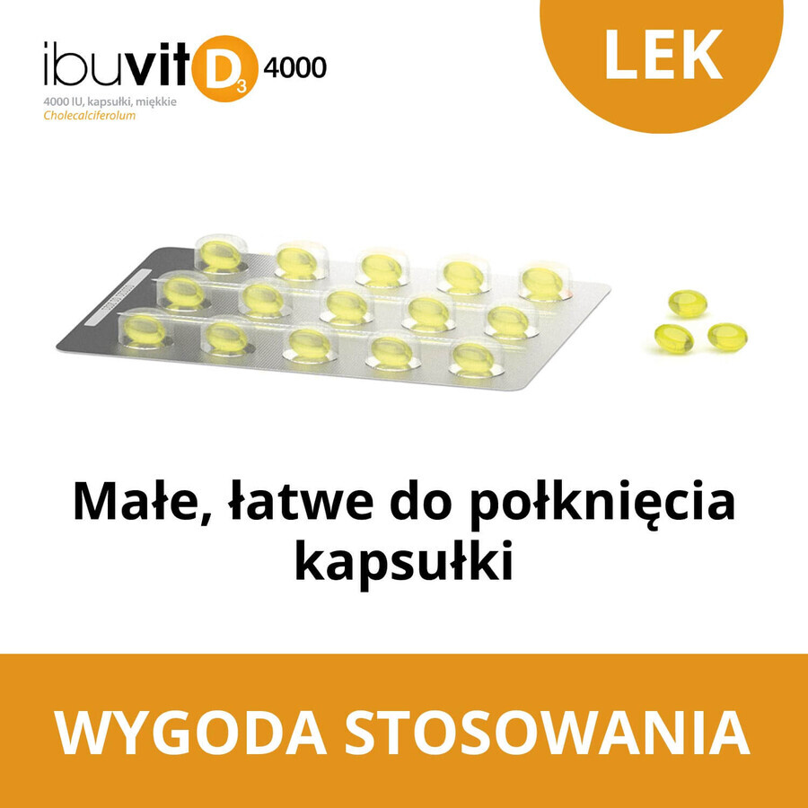 Ibuvit D3 4000 IU, 30 Kapseln