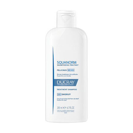 Ducray Squanorm, anti-dandruff shampoo, dry dandruff 200 ml