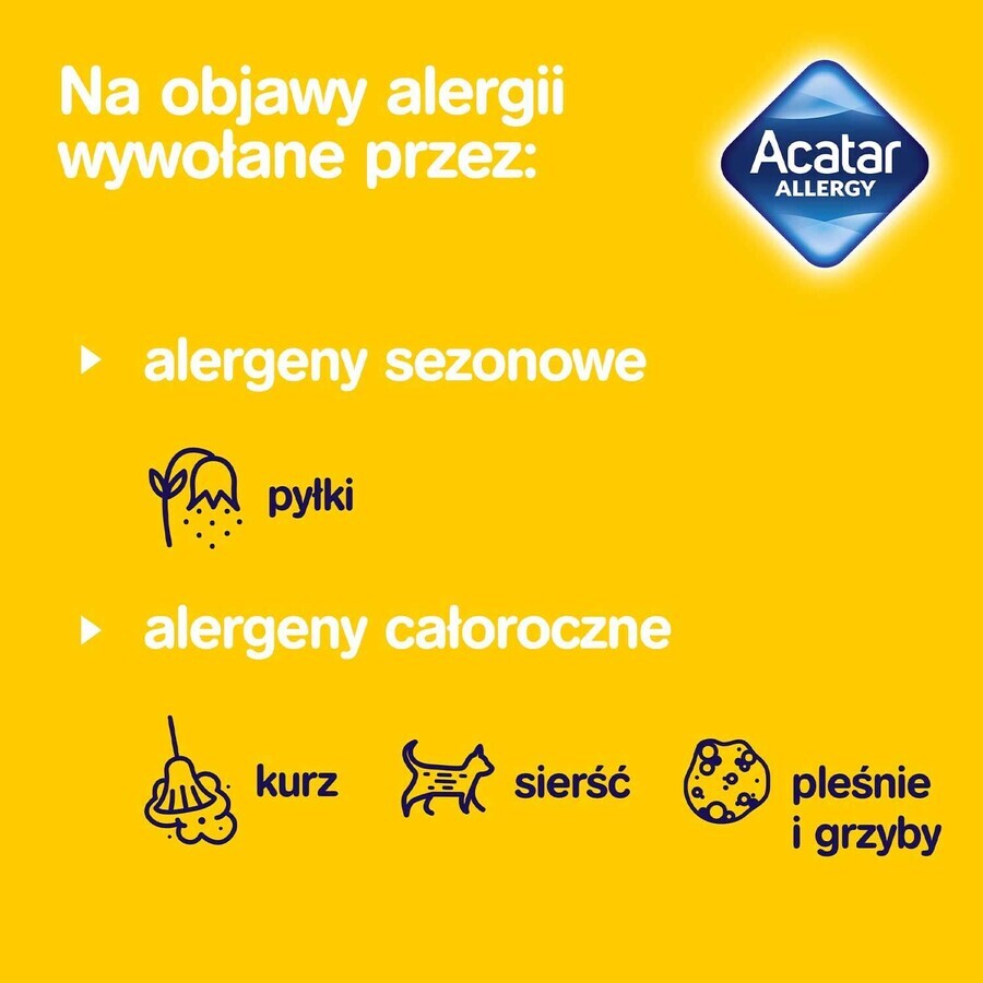 Acatar Allergy 1 mg/ml, nasal spray, solution, 10 ml