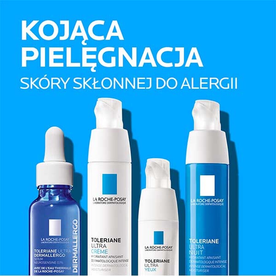 La Roche-Posay Toleriane Ultra Dermallergo, sérum hidratante calmante, pieles sensibles y con tendencia alérgica, 20 ml