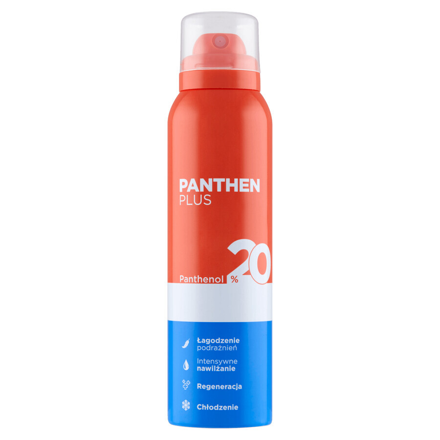 Panthen Plus, espuma refrescante, pantenol 20%, 150 ml