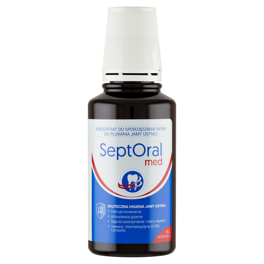 SeptOral Med, concentrato per la preparazione di collutori, 200 ml