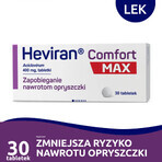 Heviran Comfort Max 400 mg, 30 comprimés 