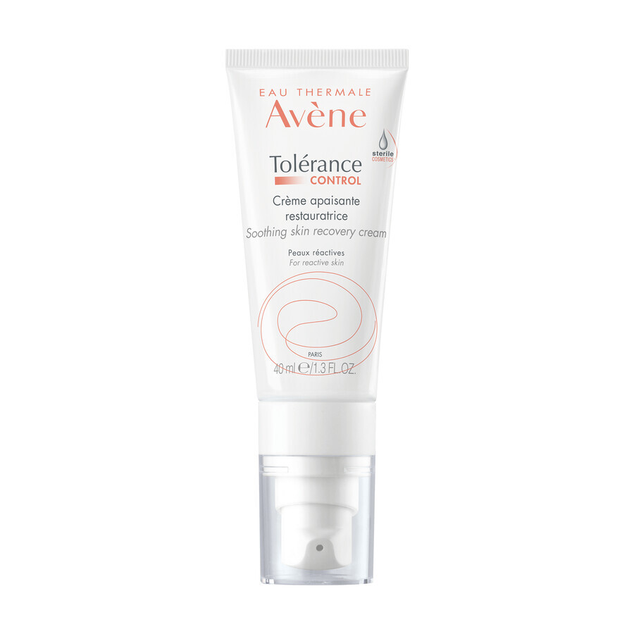 Avene Tolerance Control, crema facial calmante y regeneradora, pieles normales y mixtas, 40 ml