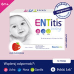 ENTitis Baby para lactantes mayores de 6 meses y niños, sabor fresa, 30 sobres