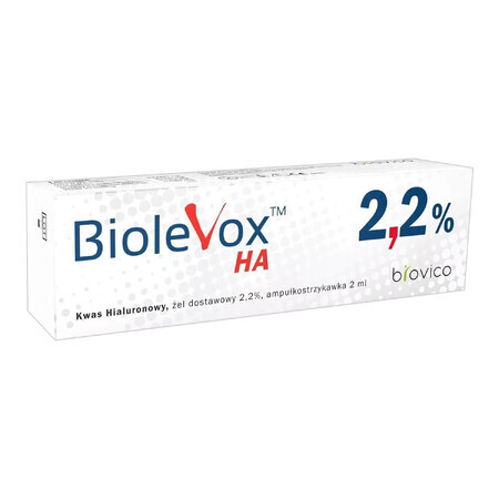 Biolevox HA 2,2%, 2 ml x 1 ampolla jeringa