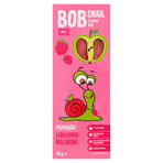 Bob Snail Roll Snack de frutas, manzana, frambuesa, 30 g