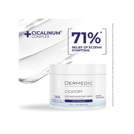 Dermedic Cicatopy, intensief smerend lichaamspreparaat, droge en atopische huid, 225 ml