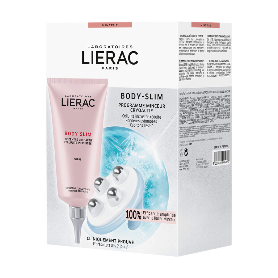 Programa Lierac Body-Slim, concentrado crioactivo 150 ml + masajeador