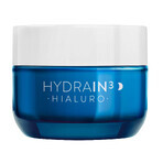 Dermedic Hydrain 3 Hialuro, crema facial de noche, pieles secas, muy secas y deshidratadas, 50 ml